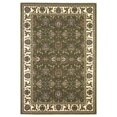 thumbnail image 1 of HomeRoots 352866 Tapis Rond en Polypropylène Vert et Ivoire 7 Pi 7 Po, 1 of 1