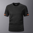 thumbnail image 1 of Mens Gym T-Shirts Summer Athletic Quick Drying Workout Top Compression Fit Short Sleeve Crew Neck Running Basketball Shirt, 1 of 4