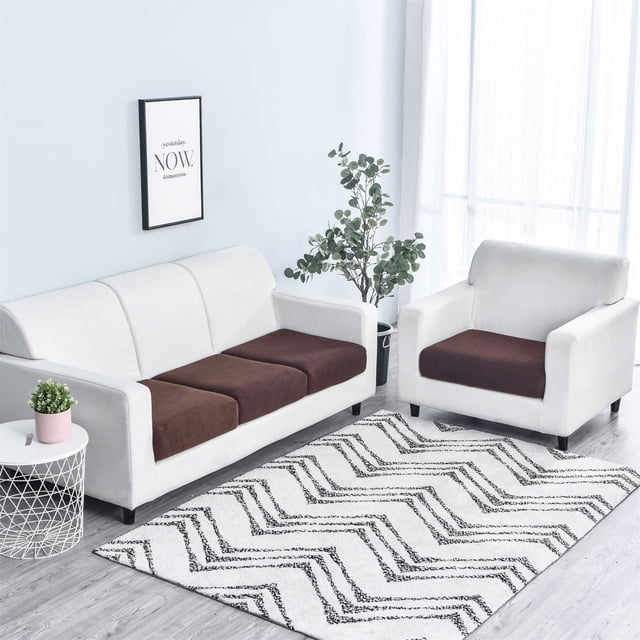 XZNGL Waterproof Cushion Sofa Seat Cover Tightly Wrapped Protection Plush Fiber Living Room