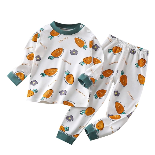 Kcodviy Automne Noël Ensemble pour Enfants Pyjamas Garçons Bébé Chaud Garçons et Si Pyjamas Dinosaure Filles Pyjamas à Manches Longues