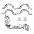 thumbnail image 2 of EBTOOLS 5Pcs en Acier Inoxydable Kayak Gréement de Canoë Tirer les Boucles de Poignée - Facile à Installer et Durable, 2 of 8