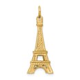 thumbnail image 1 of Pendentif Breloque Collier Tour Eiffel en Or Jaune 14k Voyage Transport Destination, 1 of 7