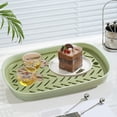 thumbnail image 1 of Fruit Tray Double Draining Tray Tea Tray Household Tea Cup Tray Shelf Large Tray Tea Set Tray Living Room Kitchen Storage Bowl Rack, 1 of 6