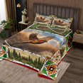 thumbnail image 2 of Erosebridal Safari Pheasant Coverlet Set King,Aztec Tribal Bedding Set,Jungle Bedroom Decor,Ultra Soft,3 Pieces, 2 of 5