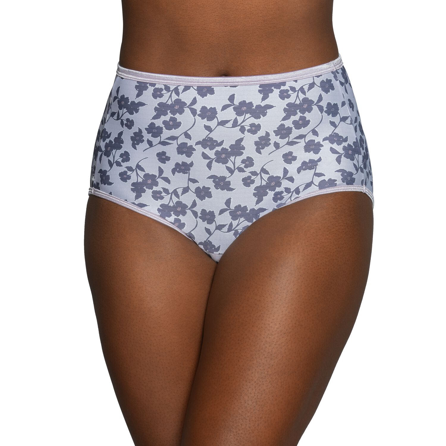 Vanity Fair Womens Body Shine Illumination Brief, 9, Favorite Flower Print