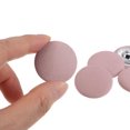 thumbnail image 4 of Unique Bargains 20pcs 44L Fabric Cloth Covered Button 28mm Round Metal Shank Sewing Buttons for Suits Dress Blouses, Pink, 4 of 5