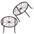 thumbnail image 3 of Plant Rack, Plant Stand Strong Load Capacity Bronze Not Easily Deformed Durable Flower Plant Shelf Flower Stand  For Indoor And Outdoor, 3 of 8