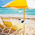 thumbnail image 3 of Maoww Plateau de Table pour Parasol de Plage Extérieur avec 4 Porte-Gobelets Support Chapeaux Parapluies, 3 of 6
