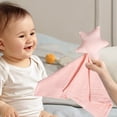 thumbnail image 3 of Btomtd Infant Cloth Soothing Handkerchief Infant Sleeping Doll Soothing Handkerchief, Pink, 3 of 5