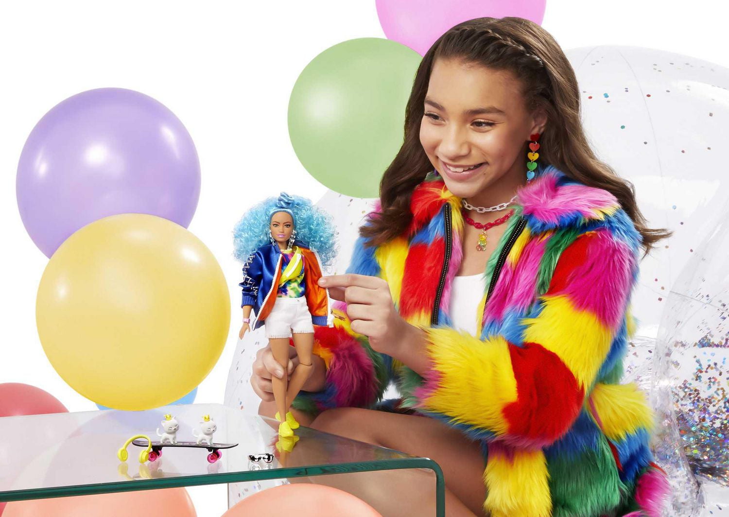 Poupée ​Barbie Extra n° 4, ronde