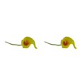 thumbnail image 4 of kurtrusly Wedding Decor With Simulated Calla - Choose Variety Of Colors And Styles With High 3D And Simulation Durable PU Orange Heart Yellow 2PCS, 4 of 6