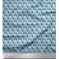 thumbnail image 1 of Soimoi Rayon Fabric Flower Artistic Print Sewing Fabric Yard 56 Inch Wide, 1 of 3