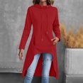 thumbnail image 1 of Jusqu'à 50 % de Réduction tumgatte Hauts pour Femmes Sweat à Capuche Manches Longues Design Mode Solide Sweat à Capuche avec Poche Pull d'Automne Vêtements d'Automne Chandails en Molleton d'Automne pour Femmes, 1 of 8