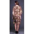 thumbnail image 4 of Bimba Kaftan de Plage Aquarelle, Paréo de Bikini, Robe Midi pour Femmes, Caftan Court-P-L, 4 of 5