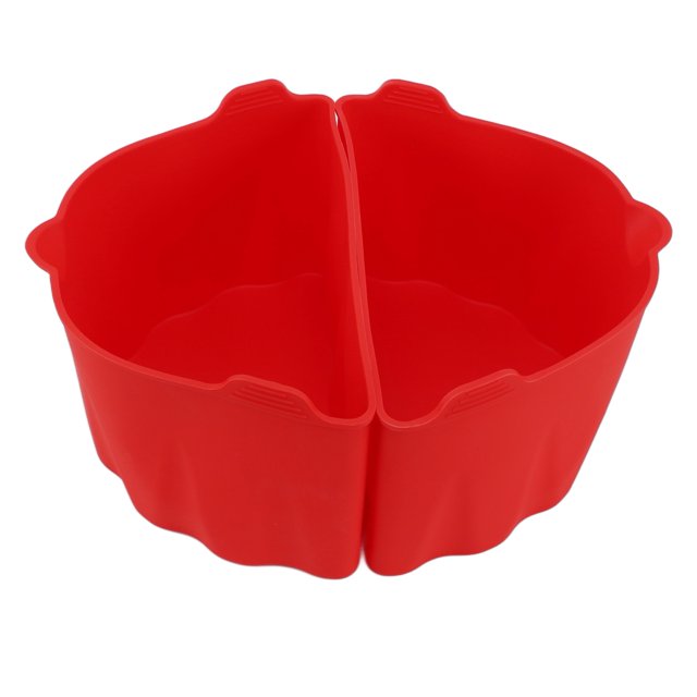 2Pcs Silicone Slow Cooker Liner With Pot Divider, , 2 Dishes In 1 Cooking, Simple , Reliable Cooker
