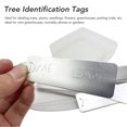 thumbnail image 4 of Plant Tags, 100pcs Ample Space Tree Tags Aluminum Double Sided  For Seedlings For Greenhouses, 4 of 8