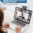 thumbnail image 4 of Amdohai Webcam for PC with Microphone - 1080P FHD Webcam with Privacy Cover, Plug and Play USB Web Camera for Desktop & Laptop Conference, Meeting, Zoom, Skype, Facetime, Windows, Linux, and macOS, 4 of 8