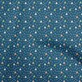 thumbnail image 1 of oneOone Cotton Cambric Blue Fabric Geometric Craft Projects Decor Fabric Printed By The Yard 56 Inch Wide, 1 of 5