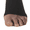 Black, variant on Truform Knee High Stockings, Open Toe: 15 - 20 mmHg, Black, Large
