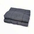 thumbnail image 1 of Cotton House - 12 Pound Weighted Blanket, 48" x 72", Dark Gray, 1 of 4