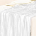 thumbnail image 5 of Boho Gauze Green Wedding Table Runner Fabric Kitchen Dining Holiday Table Decor For Home Party Indoor, 5 of 5