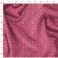 thumbnail image 4 of Soimoi Pink polyester Crepe Fabric Snow Flakes Floral Decor Fabric Printed Yard 52 Inch Wide, 4 of 5