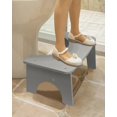 thumbnail image 3 of Toilet Stool Squat Adult . Poop Stool - Ergonomic Squatting Position Portable Bathroom Stool for Adults Easy to Use Pooping Stool Improve Potty Posture and Comfort, 3 of 9