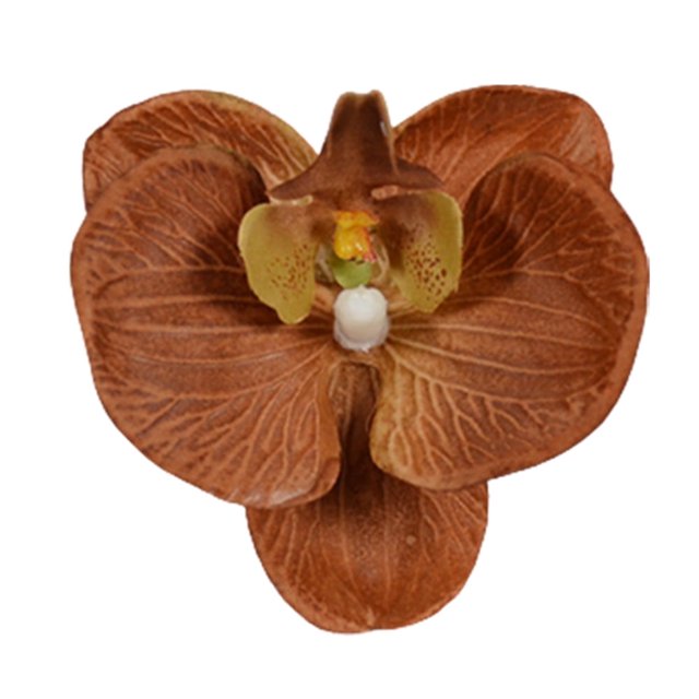 10pcs Imitation Decorative Phalaenopsis Realistic Design Fake Flowers for Wedding Centerpieces Decoration