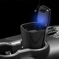 thumbnail image 4 of LED Car Ashtray Cup Holder with LED Light, Portable Double Layer Inner Box, OneHanded Operation, Night Lighting, Cleaning Stick, Great Design for Cigar Smoking While Driving,, 4 of 8