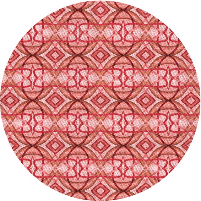 Ahgly Tapis d'Intérieur Lavable en Machine Carré Transitionnel Rose Corail Clair, 3 Pieds Carré