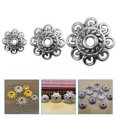 thumbnail image 3 of 300Pcs Flower Bead Caps Alloy Ends Spacer Beads Jewelry DIY Craft Making, 3 of 9