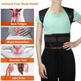thumbnail image 3 of 2Pcs 108 Aimant Ceinture Chauffante Compresse Chaude Protection Épaule Gilet de Protection du Cou, 3 of 8