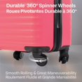 thumbnail image 2 of Remis à Neuf Jetstream 50553764 Coque Rigide Ensemble de Bagages 5 Pcs Rose, 2 of 7