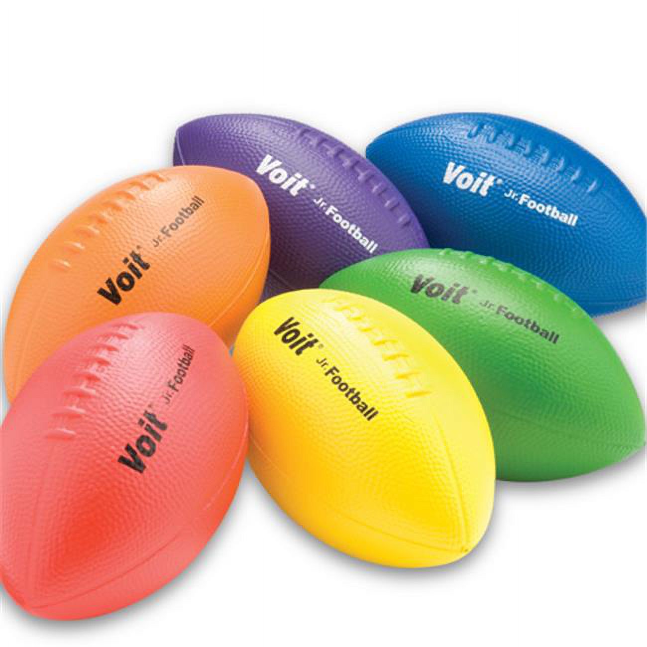 Voit 1243925 9,75 Po en Mousse Revêtue Football&44; Ensemble de 6