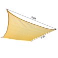 thumbnail image 3 of Outsunny 9.8 'Voiles d'ombrage Carré, 3 of 7