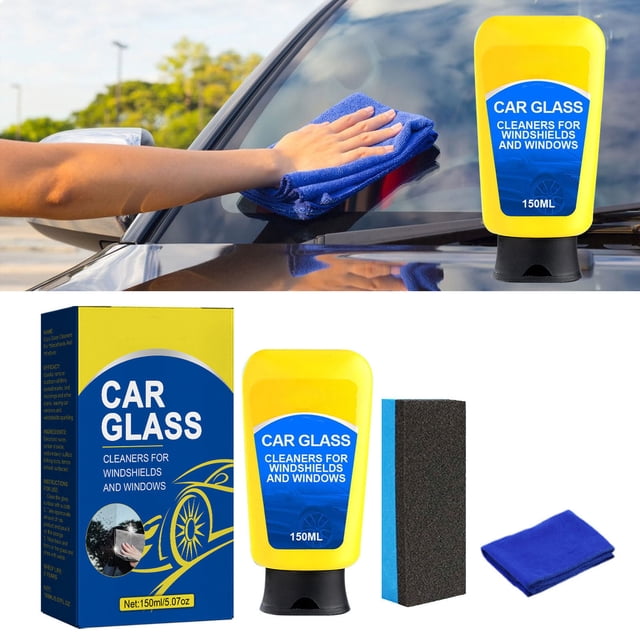 BKER Soapami Oil Film Cleaner Emulsion Glass Clean Remover Automotive Oil Film Cleaning Emulsion Glass & Plastic Car Windows Quick Effect Coating Agent For Home And Auto Clean 150ml