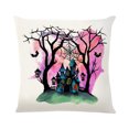thumbnail image 1 of Diceymbol Halloween Decorations Double-Sided Print Pillow Covers Halloween Decor Patterns Elegant Invisible Zipper Soft Linen Throw Pillow Covers for Outdoor & Indoor Use, 1 of 5