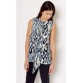 thumbnail image 2 of $218 EQUIPMENT FEMME Poppy SILK Shirt MARSHMALLOW Top ABSTRACT Cheetah PRINT (M), 2 of 2