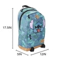 thumbnail image 3 of Disney Stitch Tropical Print 17.5" Hooded Backpack, 3 of 7