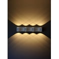 thumbnail image 3 of Tubicen Lighthouse Series White Aluminum 40W LED Dimmable Bathroom Wall Light, 3 of 6