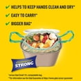 thumbnail image 3 of Glad Certified Compostable Drawstring Bags - Small 10 Litres - Drawstring, 30 Compost Trash Bags -, 3 of 5