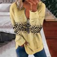 thumbnail image 1 of 2023 Chandail de Mode pour Femmes Rabais de 50 % Liquidation Hauts pour Femmes Automne Manches Longues Chandail Ample Chemise Chic Décontractée Chandails à Rayures à Col Rond pour Dames, 1 of 5
