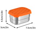thumbnail image 2 of TopLLC Stainless Steel Snack Containers S,Food Storage Containers With Silicone Lid, Leakproof Snack Bento Box,Reusable Small Portable Salad Bento Box, 2 of 2