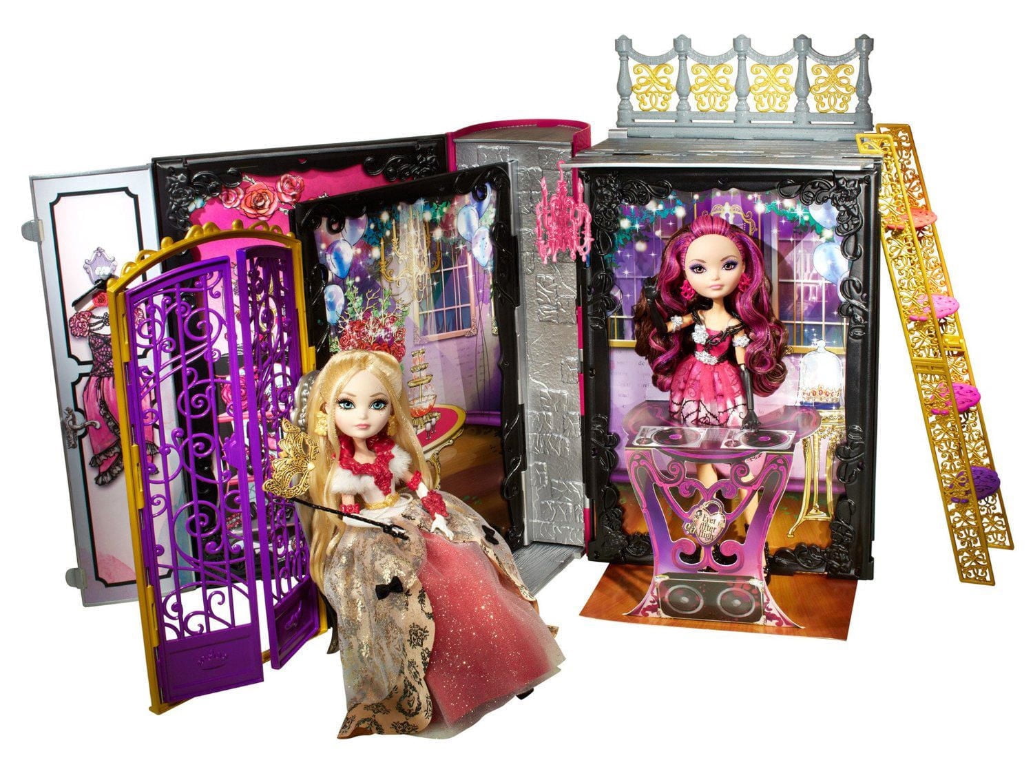 Ever After High – Coffret poupée Briar Beauty et mobilier de bal masqué de Thronecoming