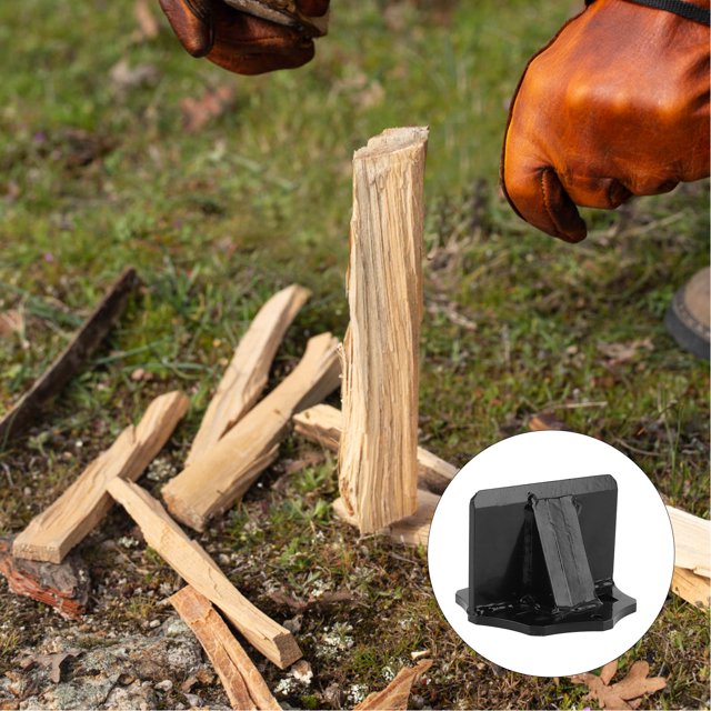 Wood Splitting Tool, High Efficiency Safe Firewood Splitter for Outdoor Camping for Logs Height Below 8in