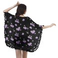 thumbnail image 4 of Moomaya Front Open Printed Shrug Beach Clothes For Kimono Cardigans For Women, 4 of 5