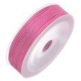 thumbnail image 3 of Unique Bargains Twisted Nylon Twine Thread Beading Cord 1.5mm 20M/65 Feet Extra Strong Braided Nylon String, Pink Pearl, 3 of 6