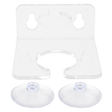Porte-verre à Vin pour Baignoire avec Ventouses Support de Gobelet Portable en Acrylique Transparent pour Maison Salle de Bain