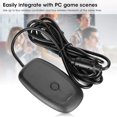 thumbnail image 3 of CUITING Wewean Adaptateur de Récepteur de Jeu Sans Fil USB Compatible avec les Manettes Xbox 360 pour PC Plug and Play Fonction CD Matériau ABS V928, 3 of 7