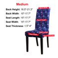 thumbnail image 4 of Unique Bargains Dining Chair Cover Stretch Stool Slipcover Chair Seat Protectors (M,Pattern 14), 4 of 9